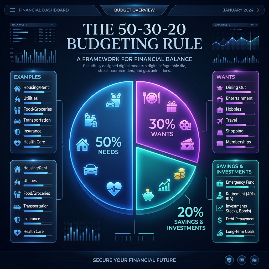 The 50-30-20 Budgeting Rule Structure